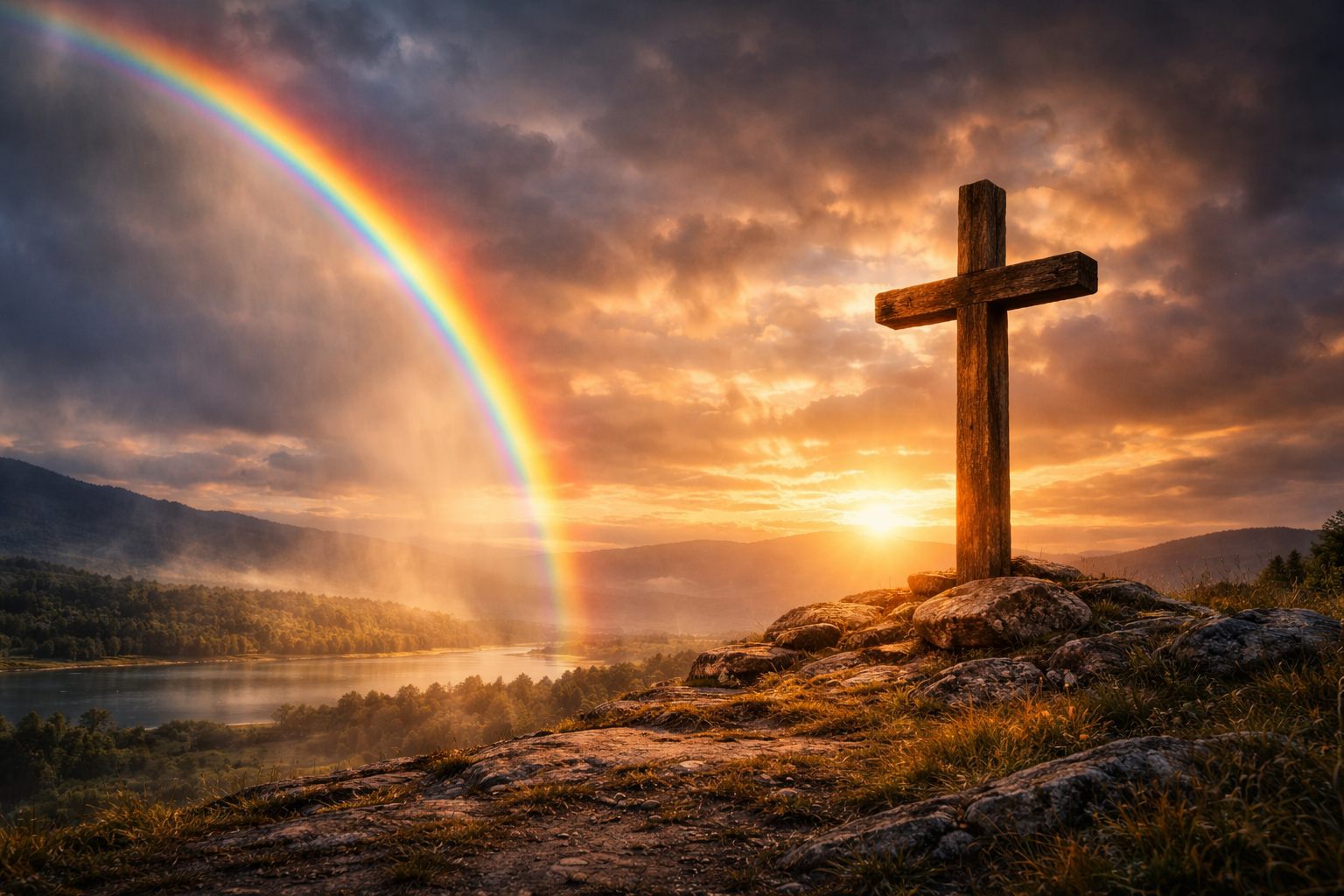 The Rainbow and the Cross: God’s Promise, Mercy, and Their Meaning in the Bible