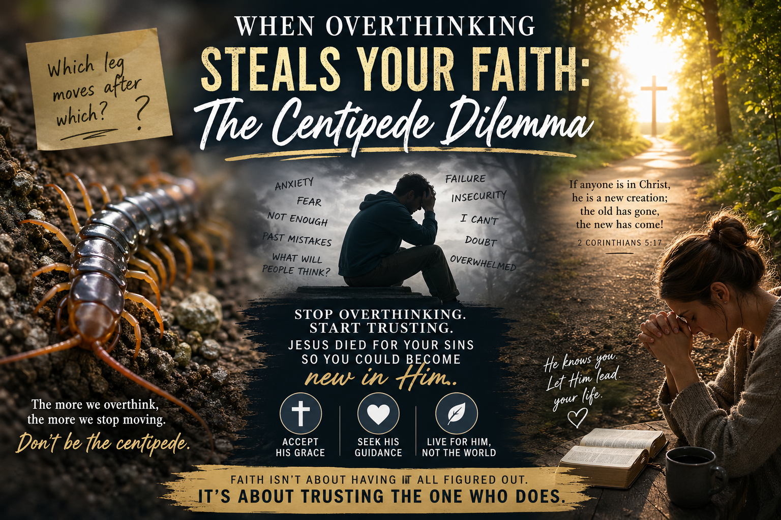 When Overthinking Steals Your Faith: The Centipede Dilemma