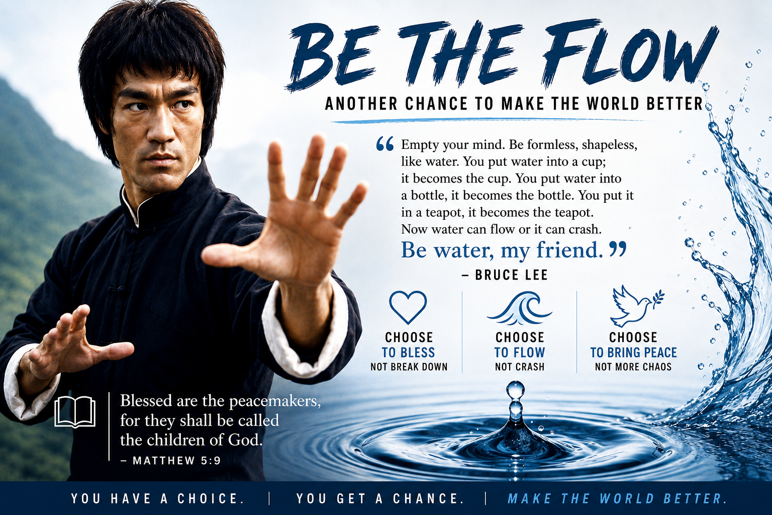 Be the Flow: Another Chance to Make the World Better